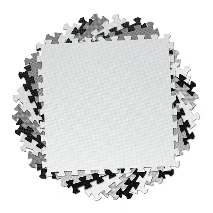 Grote schuimrubberen puzzelmat Ricokids 180x180cm 9 stuks