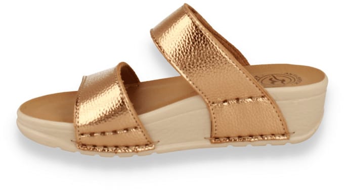 Fly Flot Dames Slipper | Rosegold | Maat: 38