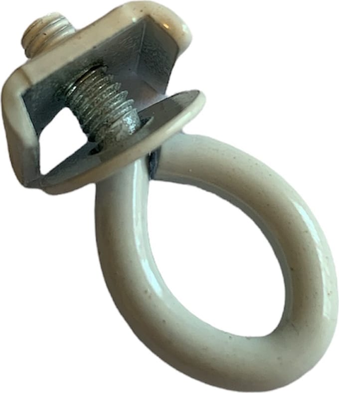 Anchor U-de-luxe eindstop open- wit- 6 stuks
