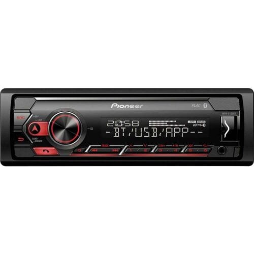 Pioneer MVH-S420BT Autoradio Enkel din Rood-USB-Bluetooth - 4 x 50 W