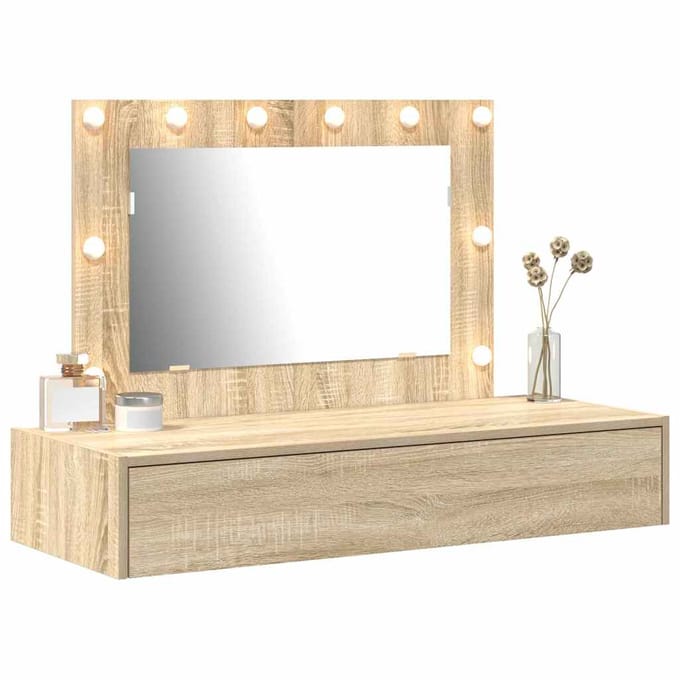 vidaXL - Kaptafel - Bruin - 100 - x - 40 - x - 70 - cm - Bewerkt - hout