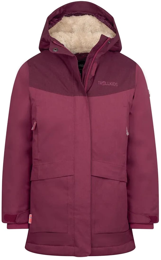 Trollkids Oslo Coat Pro Jas Rood,Paars 128 cm Meisje