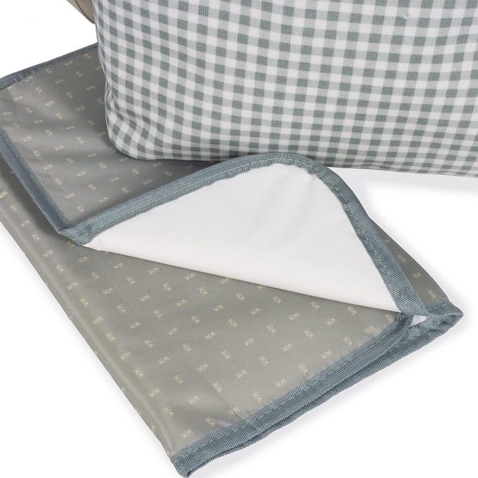 Luiertas voor kinderwagen en schouder - groen - 42 x 36 x 13 cm
