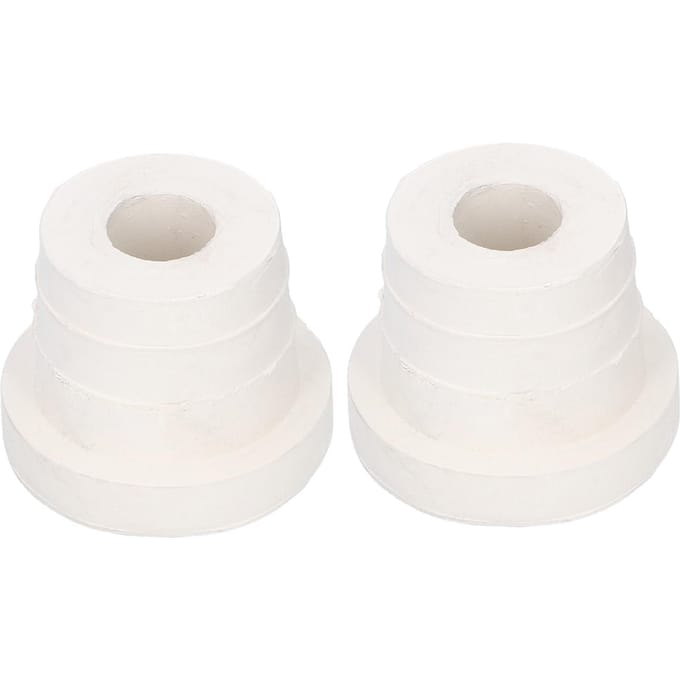 2 stuks Ladder Rubberen Stopper Bumper Vervanging Veiligheidsbescherming Zwembadbenodigdheden white