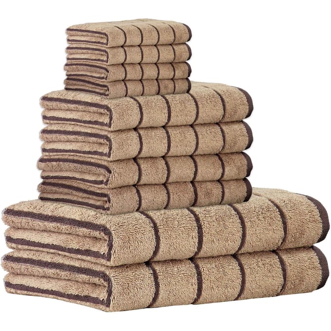 Cawoe Handdoek Balance Een maat, 50x100 Set van 10