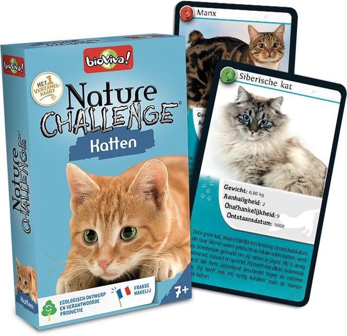 Nature Challenge - Katten - Educatief kaartspel