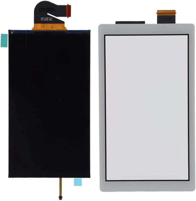 Reparatiedelen voor LCD-displaypaneel Switch Lite, vervanging LCD-scherm touchscreen, gereedschap set, grijs