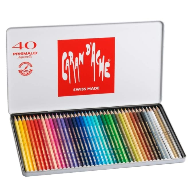 Caran Prismaro 40 kleuren set d'Ache 0999-340 black