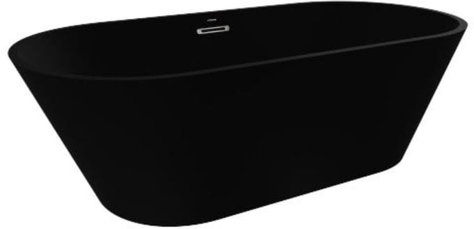 ALONI Bauci Solid Vrijstaand Bad – Zwart – 167-170x70x52 cm