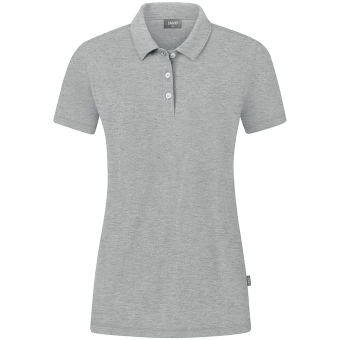 Jako Organic Polo Stretch Dames - Lichtgrijs Gemeleerd | Maat: 42