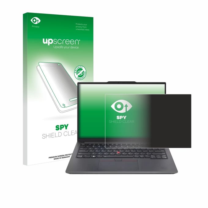 upscreen - privacy screenprotector voor Lenovo ThinkPad E14 Gen 6 - Folie Beschermfolie Blauwlichtfilter