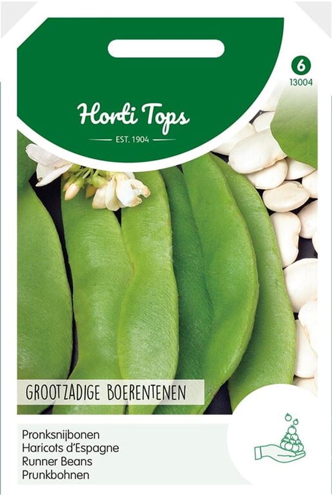 Hortitops Zaden - Pronksnijbonen Grootz.(Boerentenen)