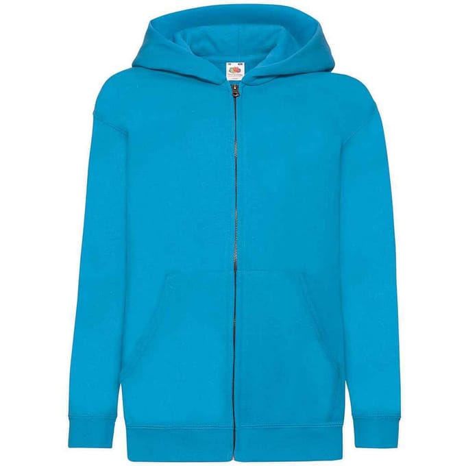 Fruit of the Loom Kinderen/Kinderkapjes Sweatshirt (Azuurblauw)