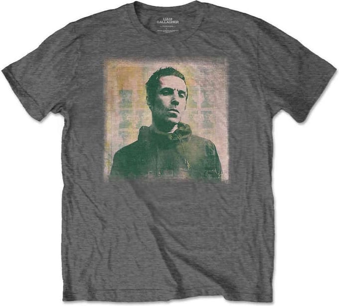 Liam Gallagher - Monochrome Heren T-shirt - M - Grijs