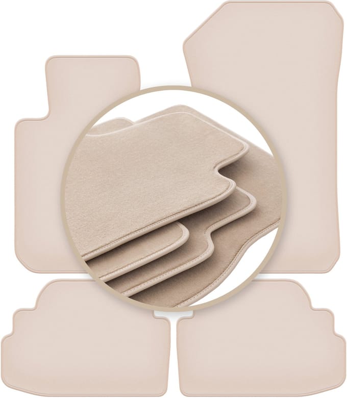 PREMIUM beige matten voor: BMW 1 E82 coupé 2004-2011
