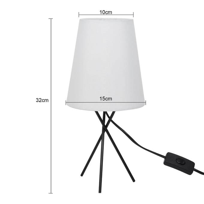 Woonkamer slaapkamer nachtkastje lamp EU Plug white