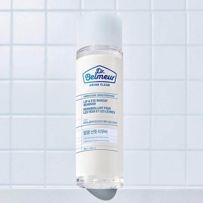 THE FACE SHOP Dr.Belmeur Amino Clear Lip & Eye Makeup Remover 150ml 150ml white
