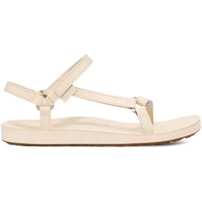 Teva Original Universal Slim  van leer Schoenen in Birch voor Dames, Maat 38