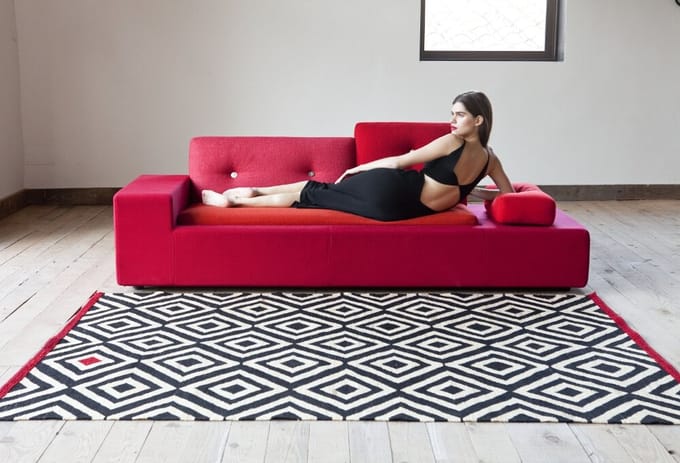 Nanimarquina - Mélange Pattern 1 tapijt - 80 x 140 cm - meerkleurig