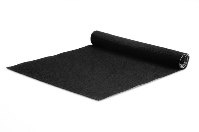 GJ Floors - Basic loper Tokyo | Zwart - Breedte x Lengte: 2 meter / 5 meter