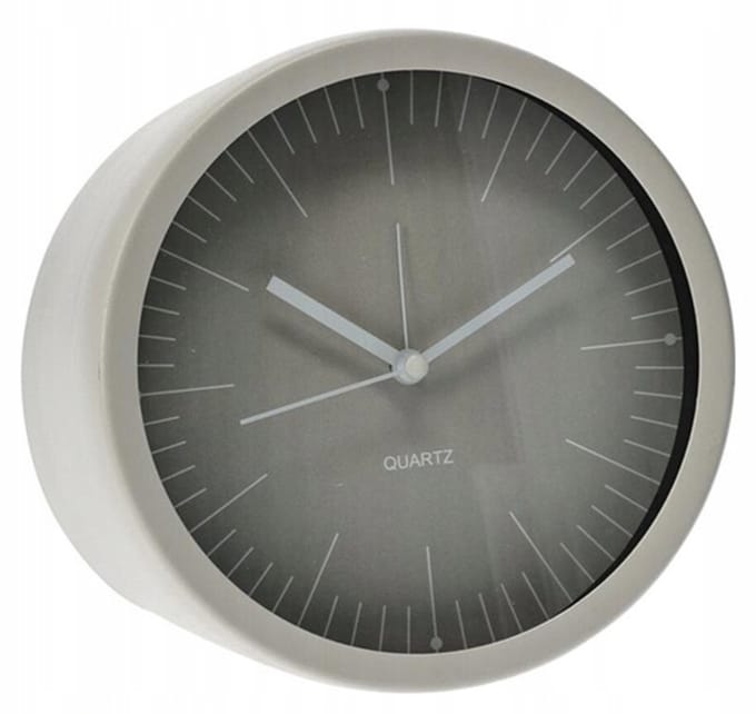 Koopman - Staande Klok - Metaal - 15×7cm - Modern en Industrieel Design