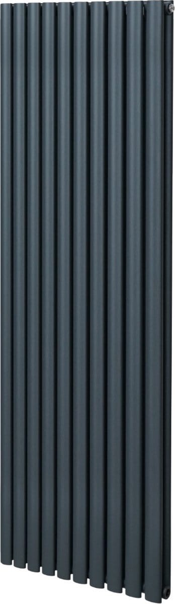 Ovale kolomradiator - grijs - 1800mm x 600mm - 15 jaar garantie