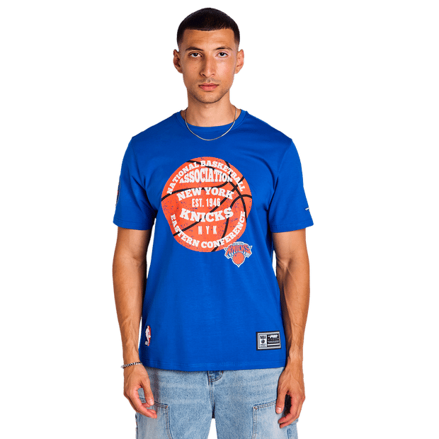 Pro Standard Knicks Day One T-shirts Heren - Blauw - Maat M - Katoen Jersey
