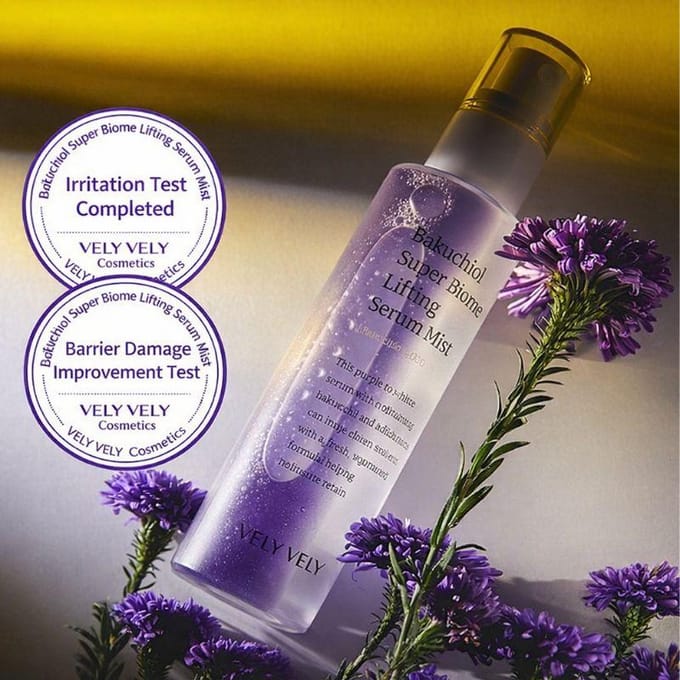 VELY VELY Bakuchiol Super Biome Lifting Serum Mist 100ml white