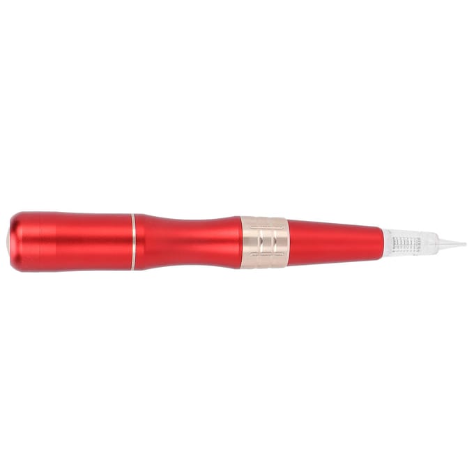 Machine de tatouage semi-permanente sans fil pour sourcils, eye-liner, lèvres  (rouge ) EU Plug or