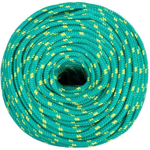 vidaXL Boottouw 10 mm 50 m polypropyleen groen