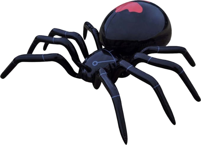 Opblaasbare spin - Halloween decoratie - horror versiering - 75 cm