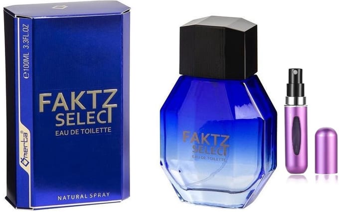 Omerta - Faktz Select - Eau de Toilette - 100 ml inclusief hervulbare tasverstuiver (willekeurige kleur)
