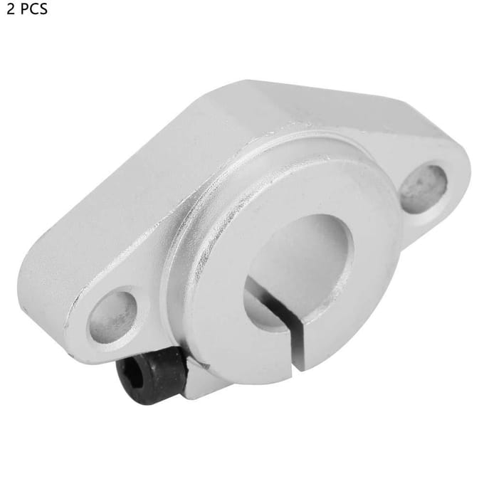 Lot de 2 supports de guidage linéaire pour tige d'arbre SHF12