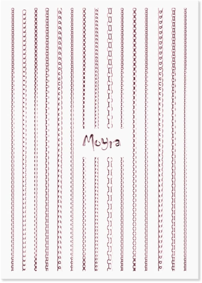 Moyra Nailart Strip Chain 03 Rose Gold