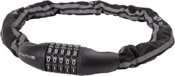 Zwart Cijfer Kettingslot Fiets - 6.8x850mm Met Persoonlijke Code