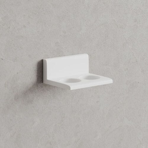 Kronenbach Stone Wall Holder for Soap Dispenser and Tumbler KB137559BK