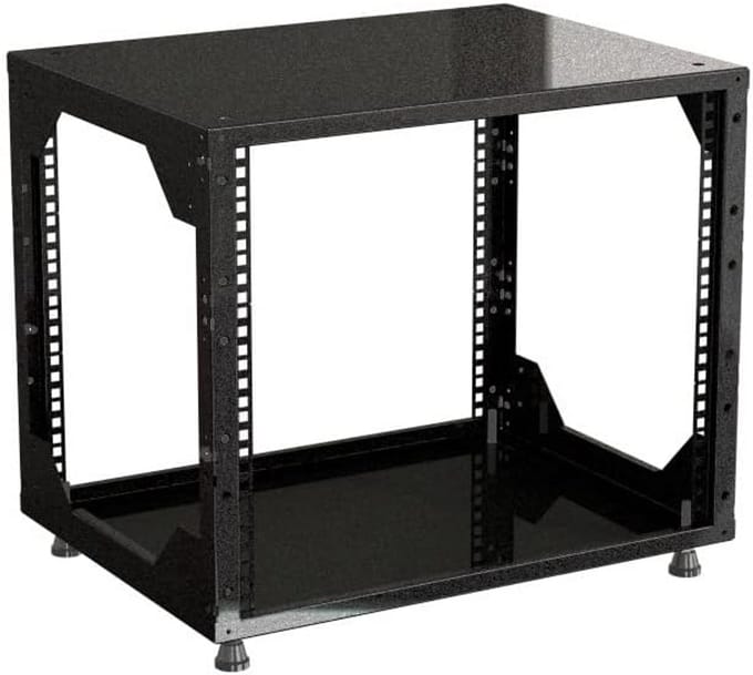 9HE 19 Inch Serverkast Mini Rack Kast Zwart 290mm Diepte Netwerk Behuizing