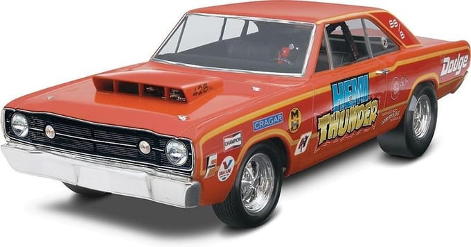 Revell Modelbouwpakket Auto - 14217 1968 Hemi Dart Car - 2 n1 Plastic - 1:25 - Modelbouw
