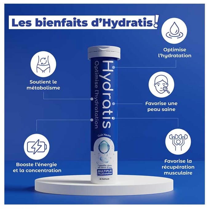 Hydratis Hydratatieoplossing 20 Bruistabletten (Aroma : Kokosnoot)