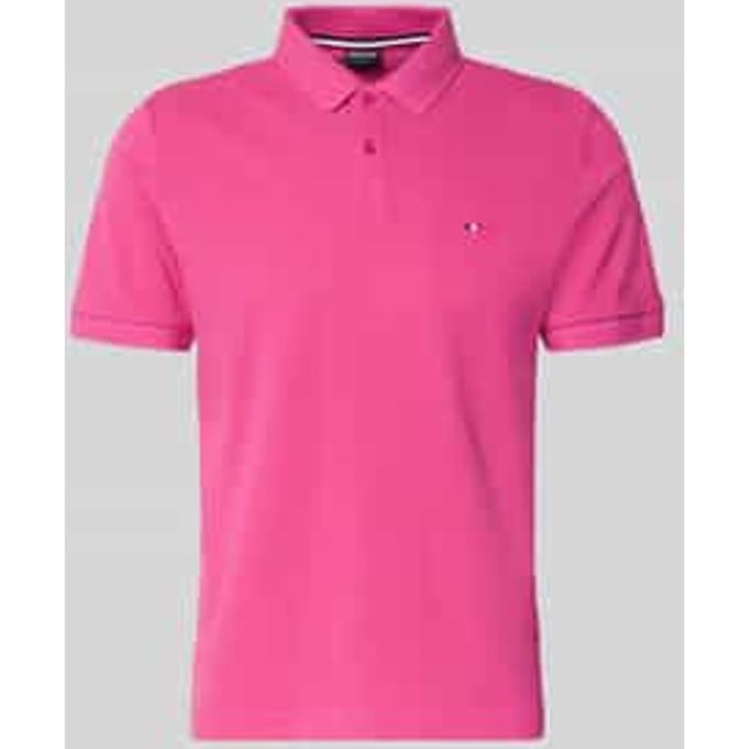 regular fit poloshirt met gestikt logo