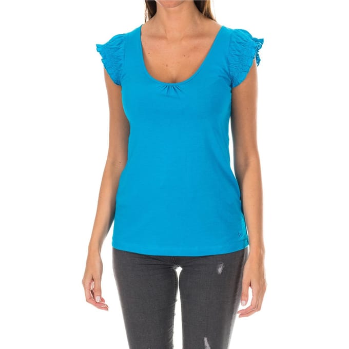 Mouwloos T-shirt met ronde hals ADM0102 vrouw