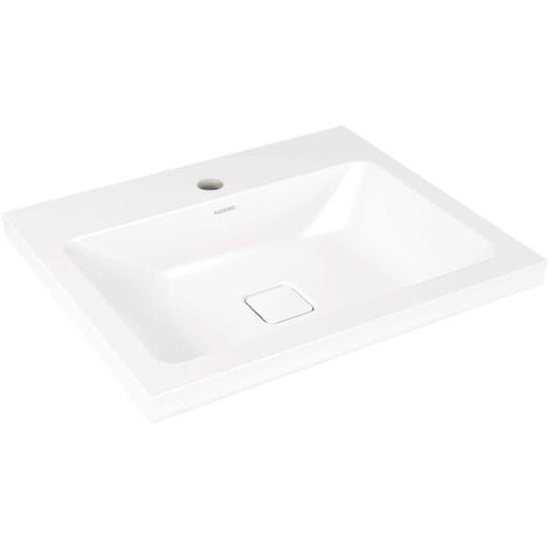 Kaldewei CONO countertop washbasin 3083 with 1 tap hole, 60 cm 901906013001