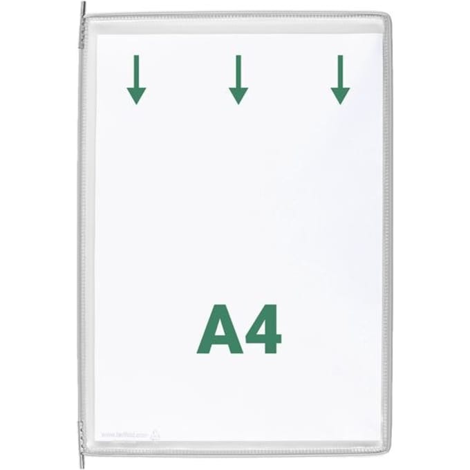 Zichtpanelen A4 opening aan de bovenzijde