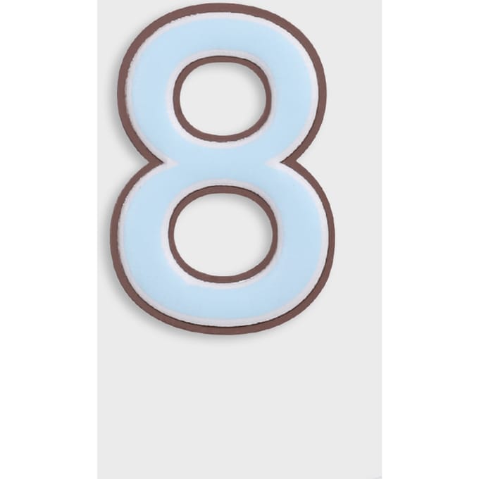 Number 8 Number Sticker