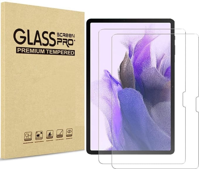 Screenprotector voor Samsung Galaxy Tab S10 PLUS / Tab S9 PLUS / Tab S9 FE PLUS - 2 stuks Beschermglas van glas Transparante glazen schermbeschermfolie