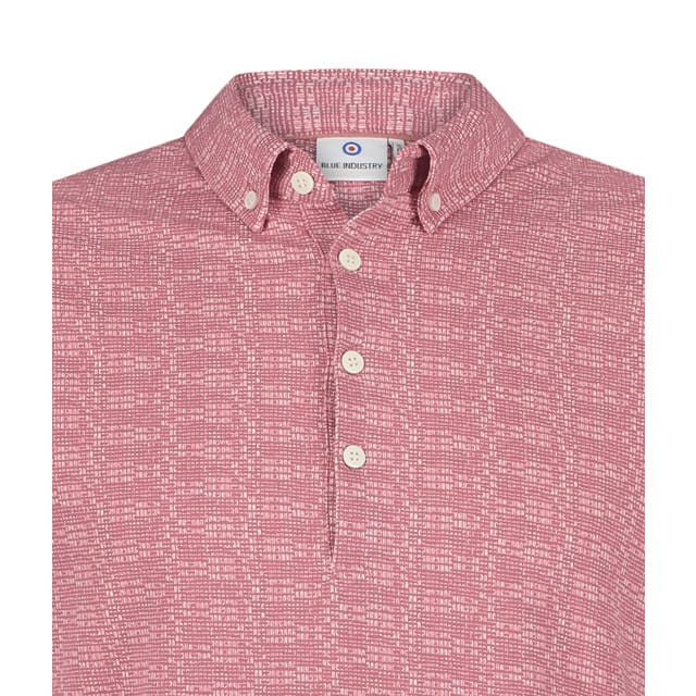 Blue Industry Polo met mini design |