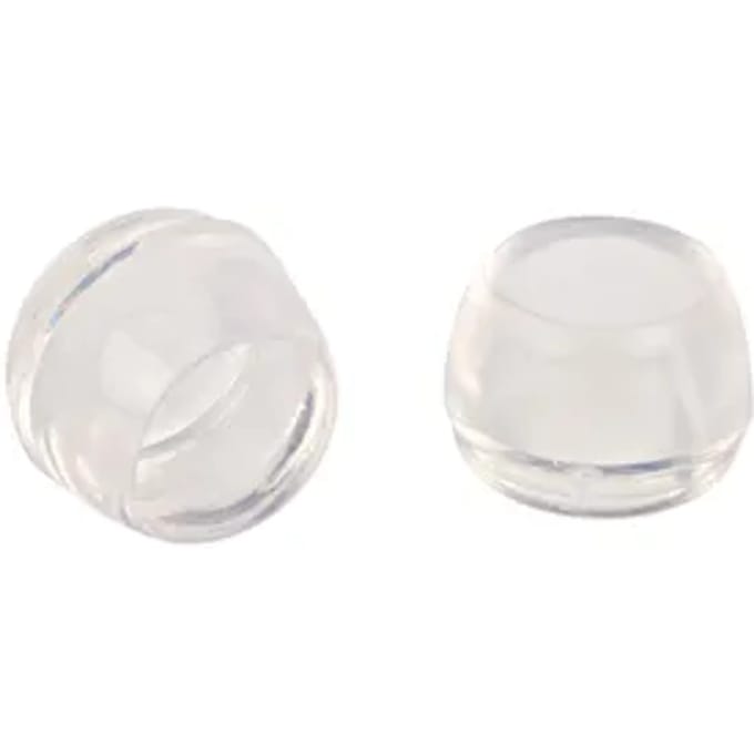 Fix-o-moll Meubeldop Soft - Beschermend - Rond Pvc Transparant - Diam. 20mm - 4 Stuks