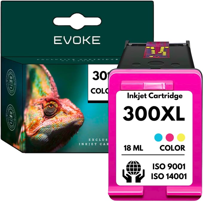 Inkt voor HP printer 300 kleuren 740 pagina's 18 ml