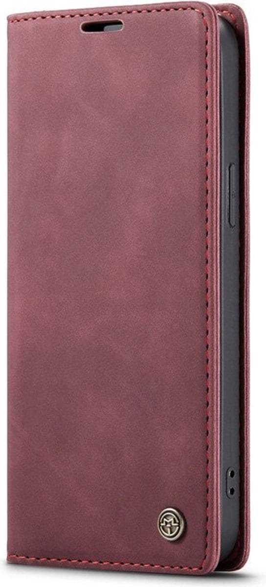 CaseMe book case - Apple iPhone 15 Pro - Bordeaux rood