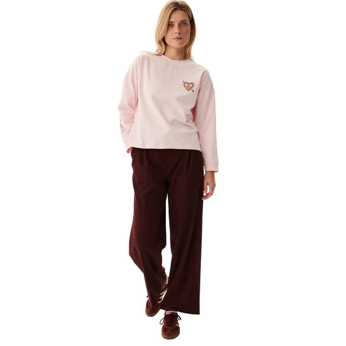 Dames-T-shirt met lange mouwen She is Sunday Angelo